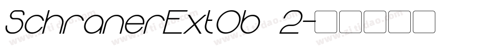 SchranerExtOb 2字体转换